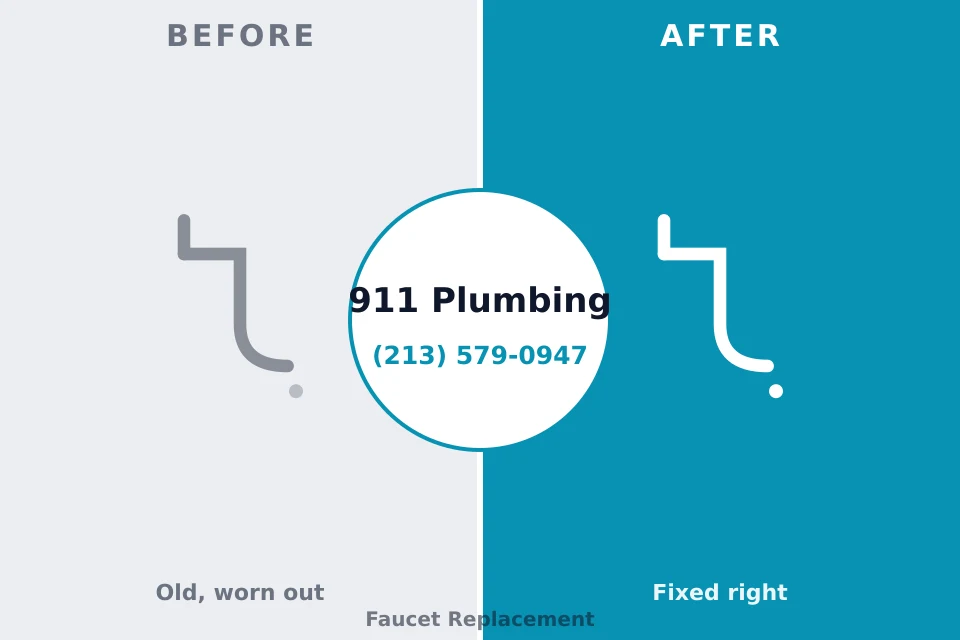 Before and after: plumbing repair Greenville, IL
